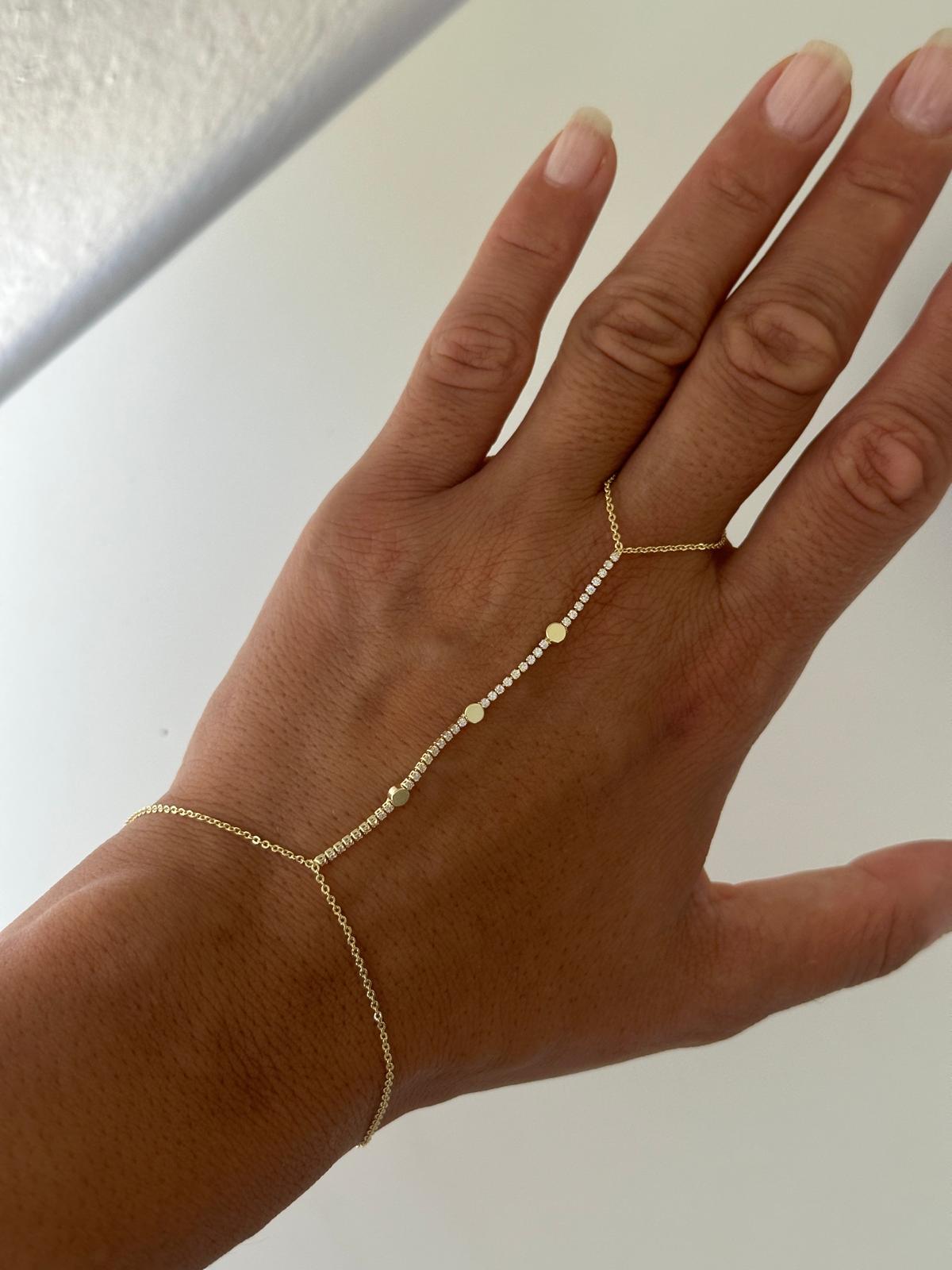 14K Gold Renkli Su Yolu Taşlı Pul Şahmeran
