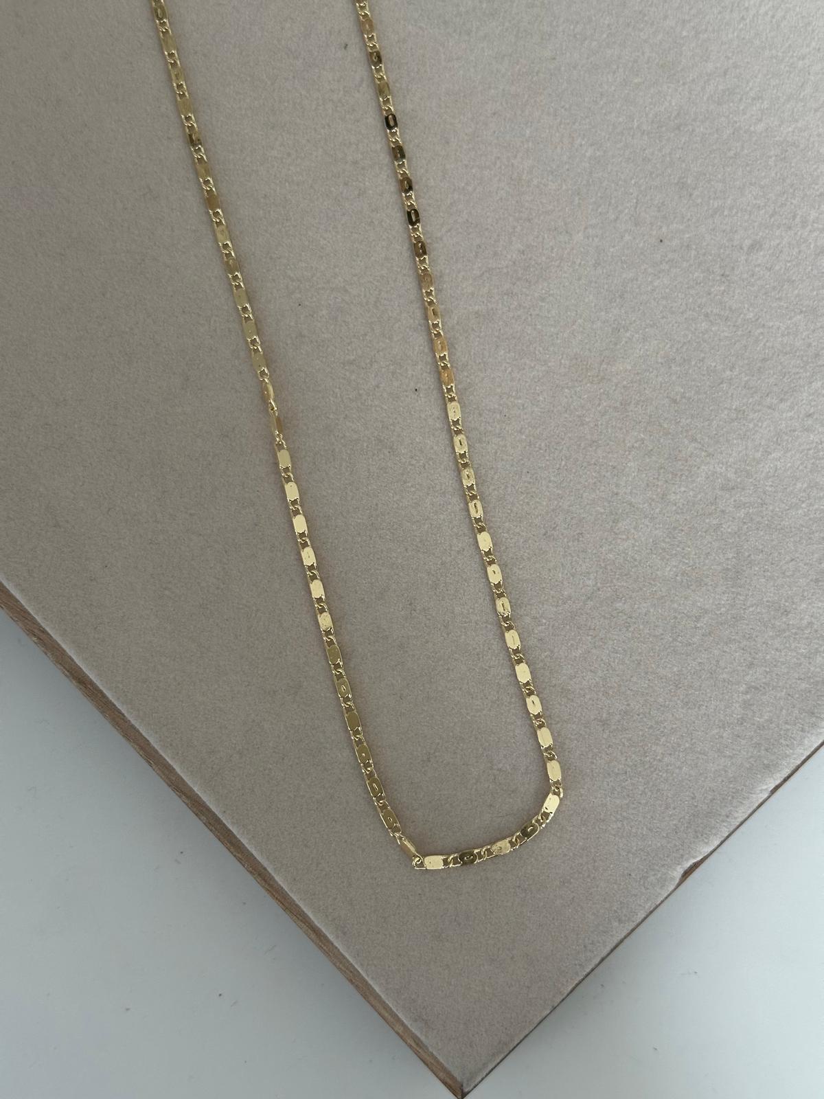 14K Gold Renkli Bakla Kolye