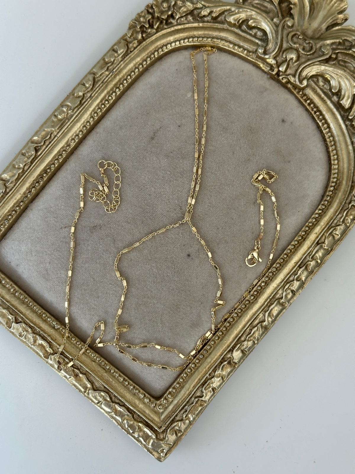 14K Gold Renkli Silindir Boncuklu Şahmeran