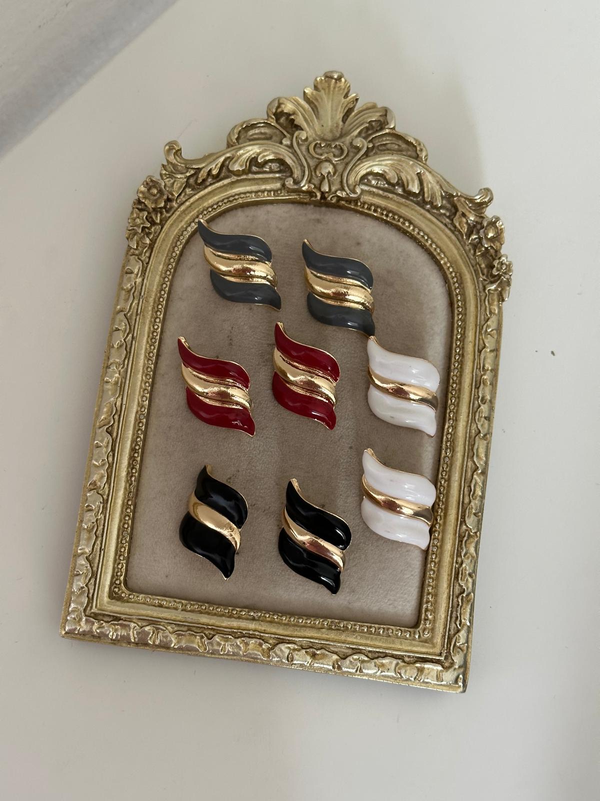 Geometrik Desenli Küpe