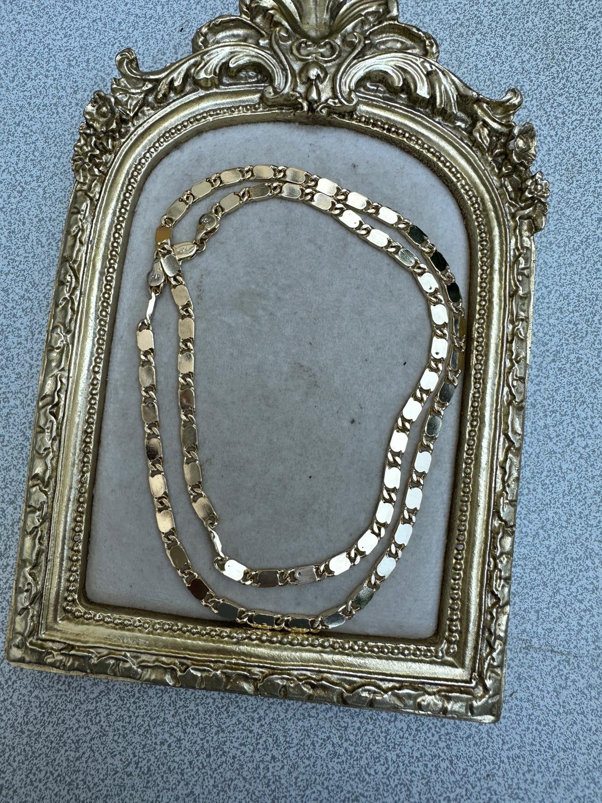 14K Gold Renkli Bal Plaka Kolye
