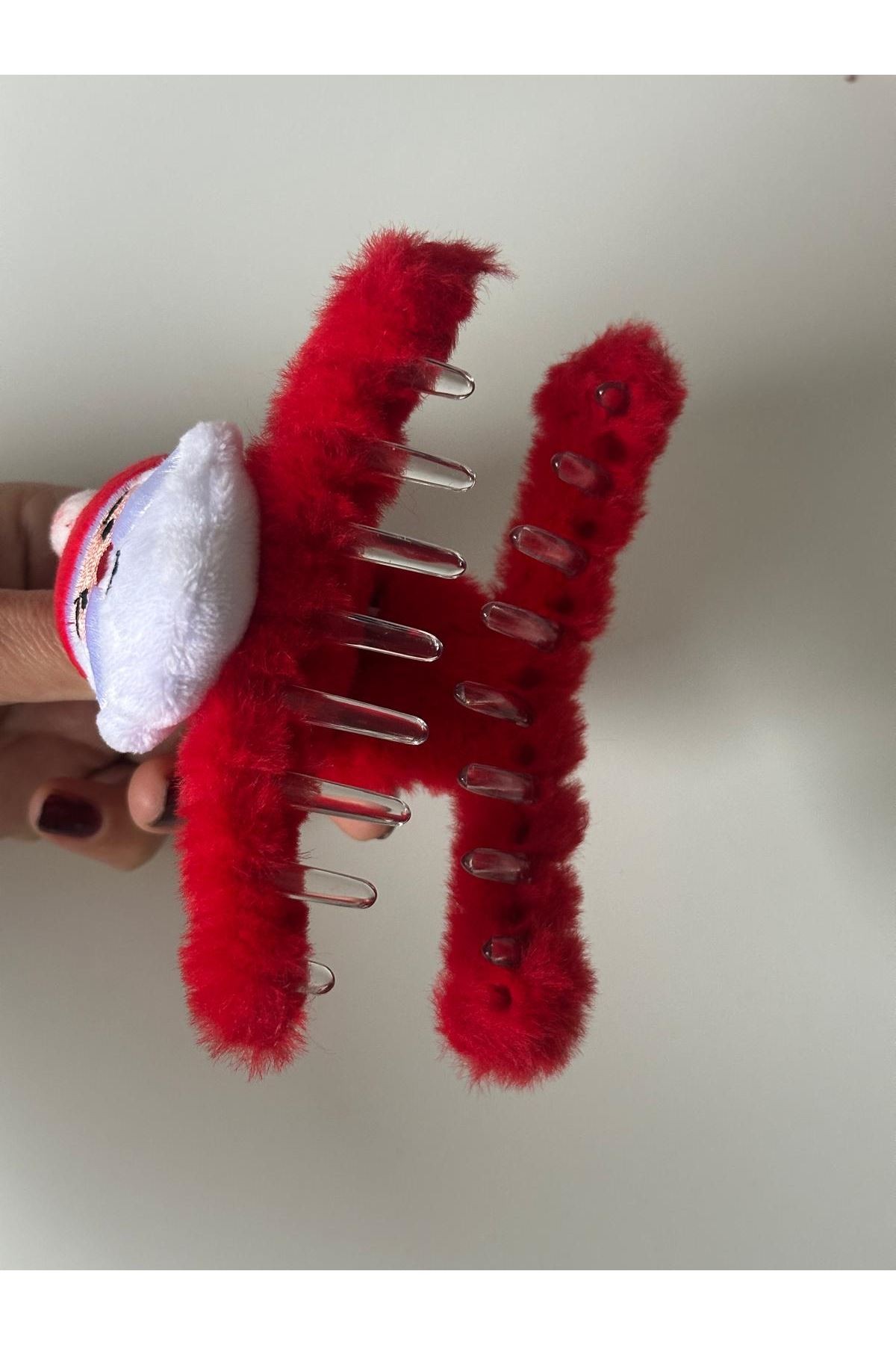 Noel Baba Peluş Mandal Toka