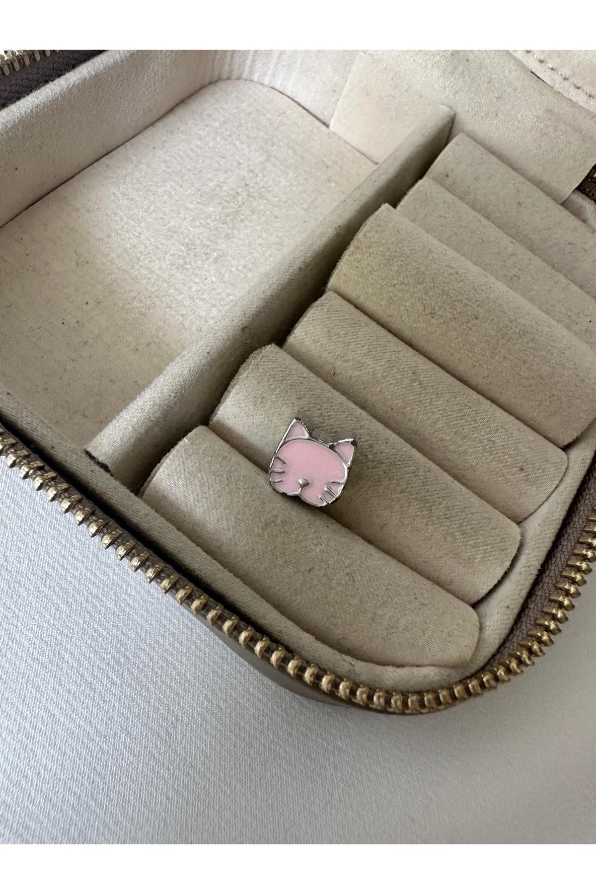 Pembe Sweet Girl Yazlılı Çanta Charm