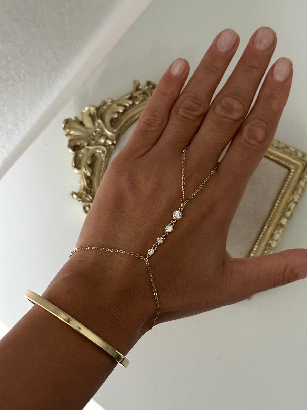 14K Gold Renkli Yuvarlak Taşlı Şahmeran