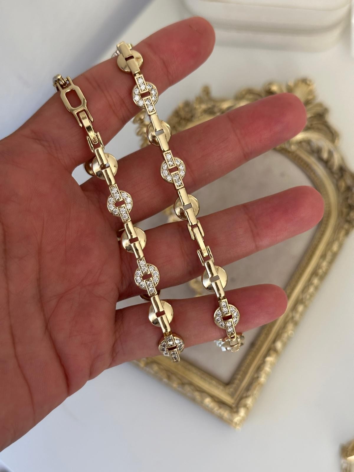 14K Kuyum Model Yuvarlak Kesim Premium Set