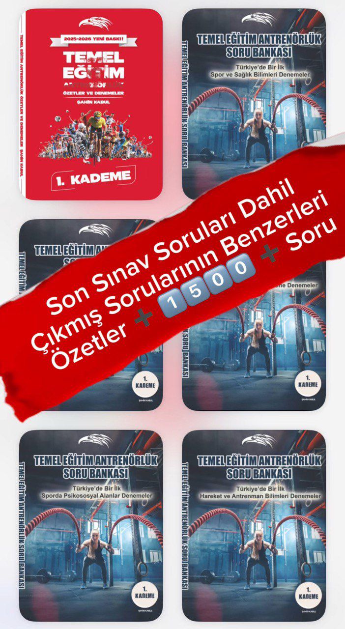 1. Kademe- 6'lı Set - Tüm Dersler - 1500 Soru