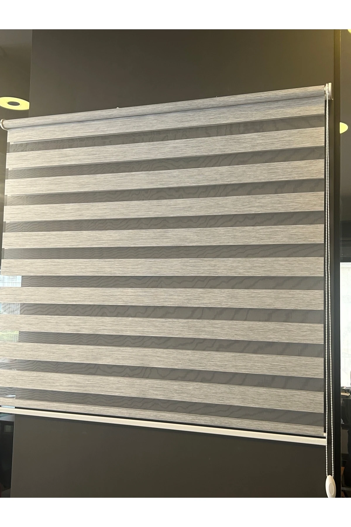 Krem Zebra Stor Perde  203