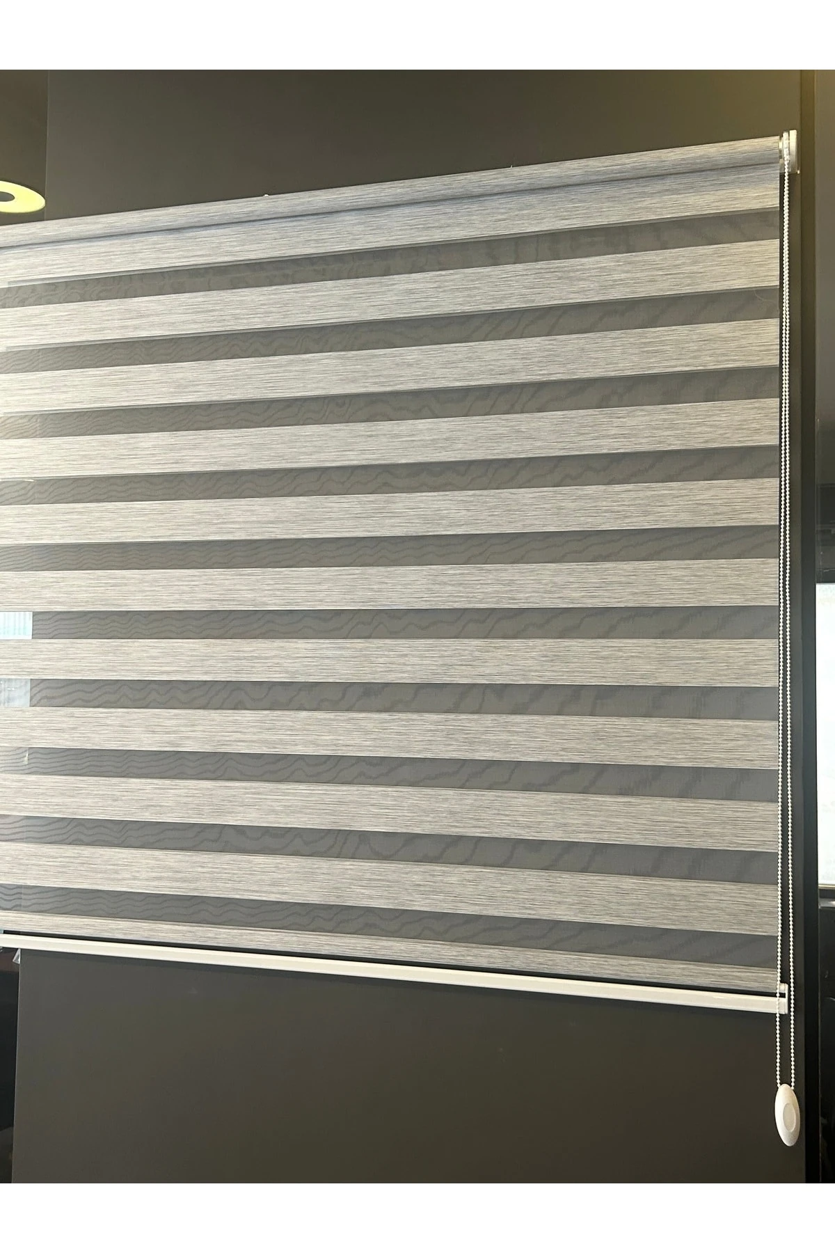 Açık Gri Zebra Stor Perde 114