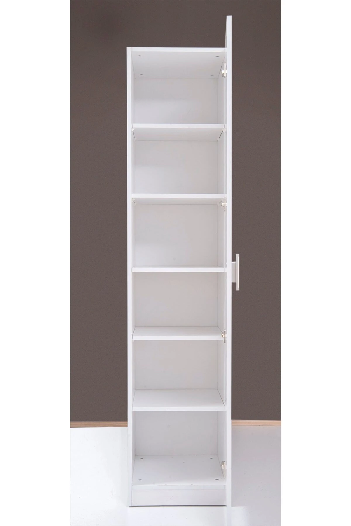 Plus 812461 Stella Tek Kapaklı Raflı Gardırop - Beyaz