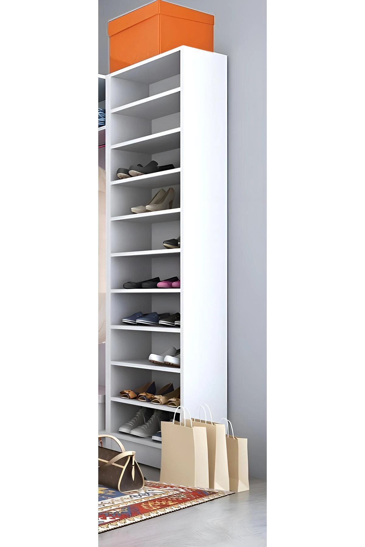 Plus 817488 Flexi Kapaksız  Ayakkabılık Modülü Beyaz 45 cm