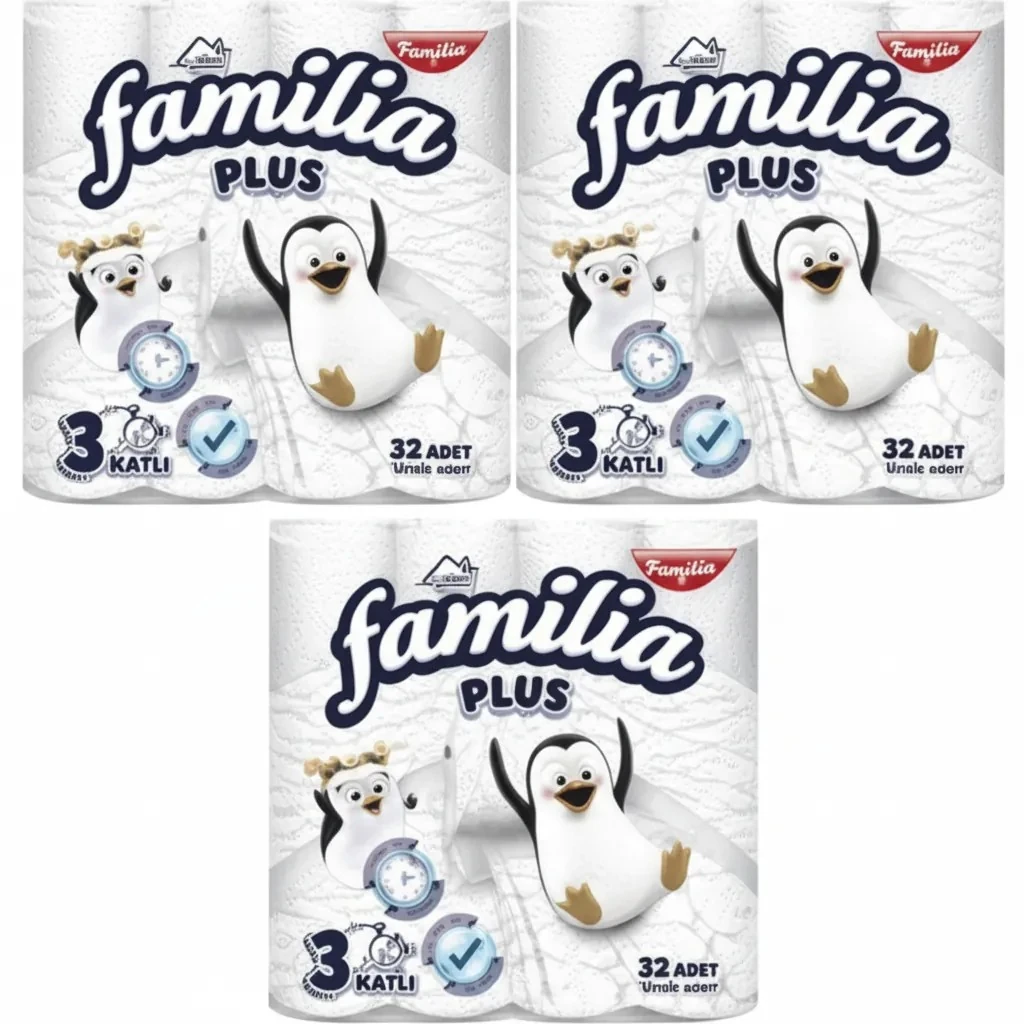 Familia Tuvalet Kağıdı 32 Rulo 3 Katlı Cilt Dostu 3 Adet Ekonomik Seçim image