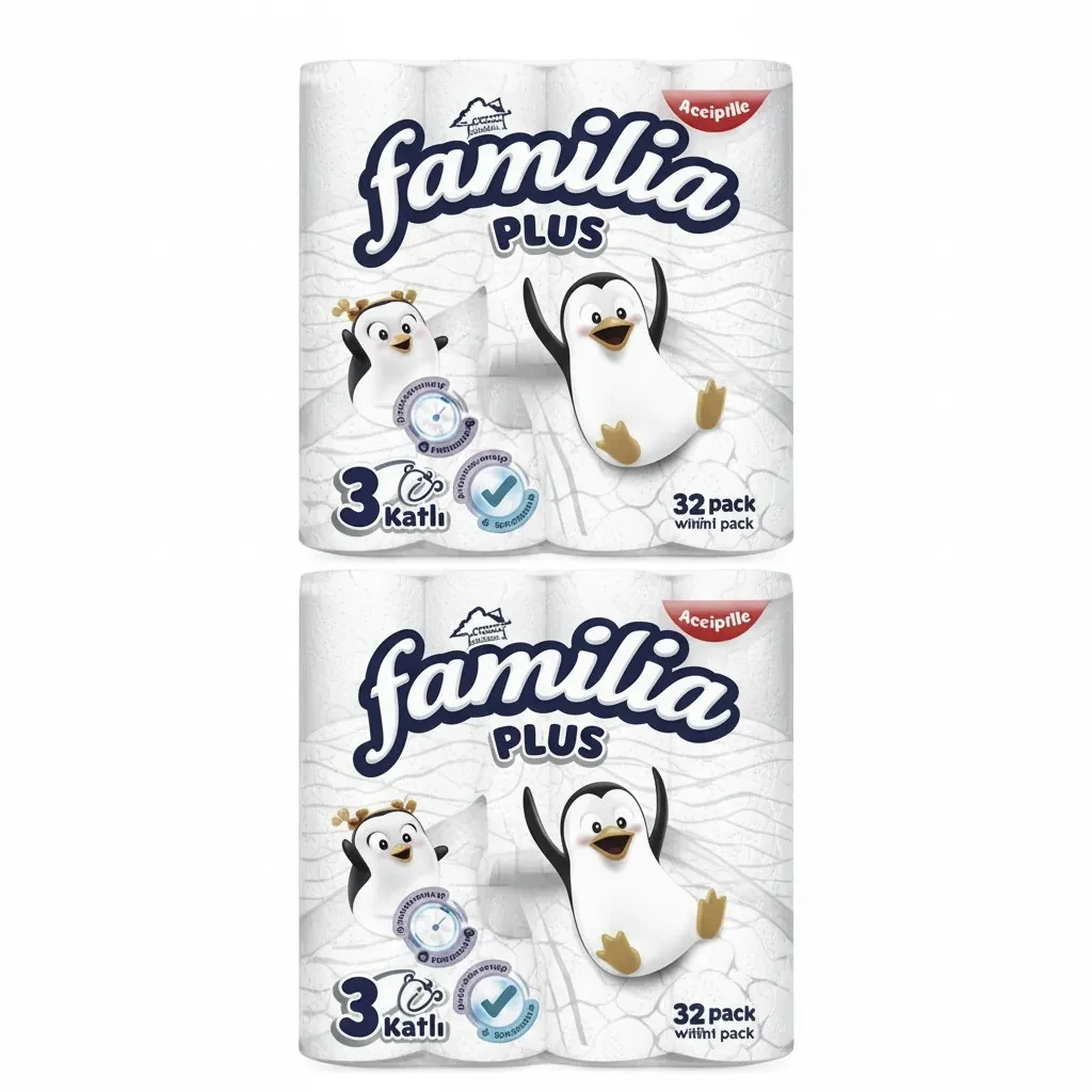 Familia Plus Tuvalet Kağıdı 3 Katlı 64 Lü Paket (2pk*32) image
