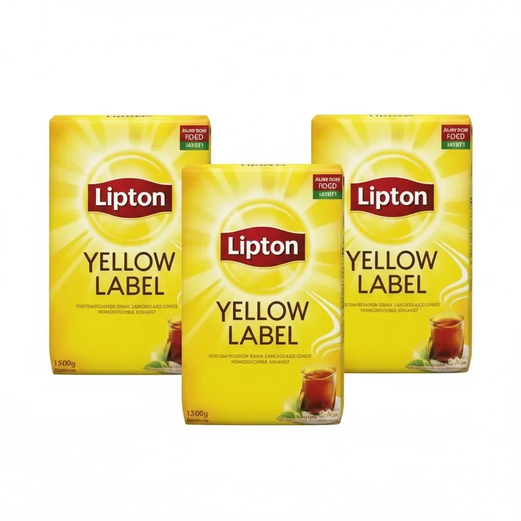 Lipton 3 Adet Lipton Yellow Label Dökme Çay 1000GR image