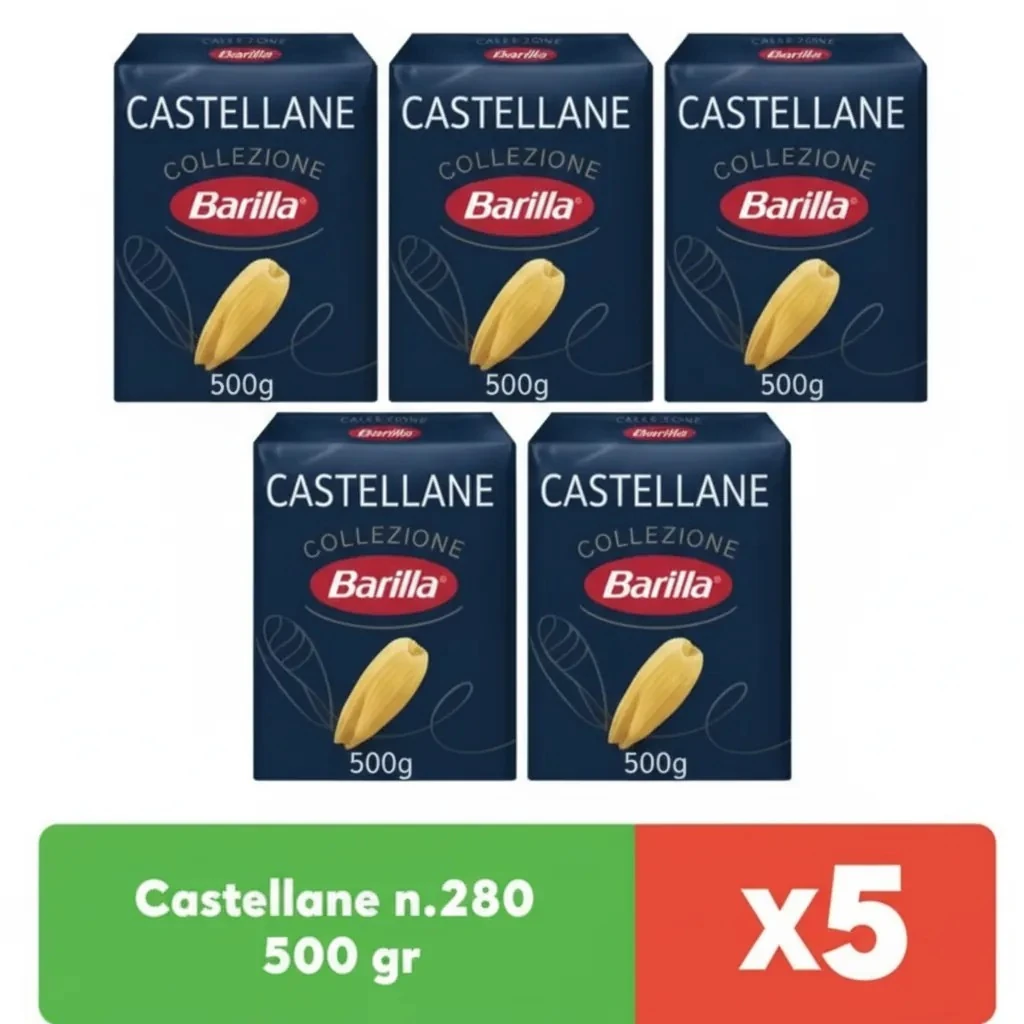 Barilla Castellane 500 gr x 5 Adet image