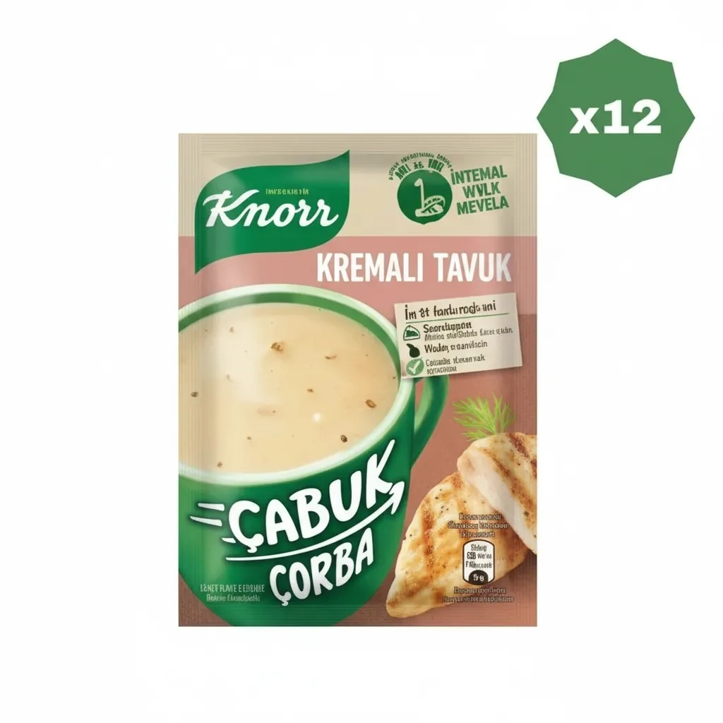 Knorr Çabuk Çorba Kremalı Tavuk - (12 Adet) image