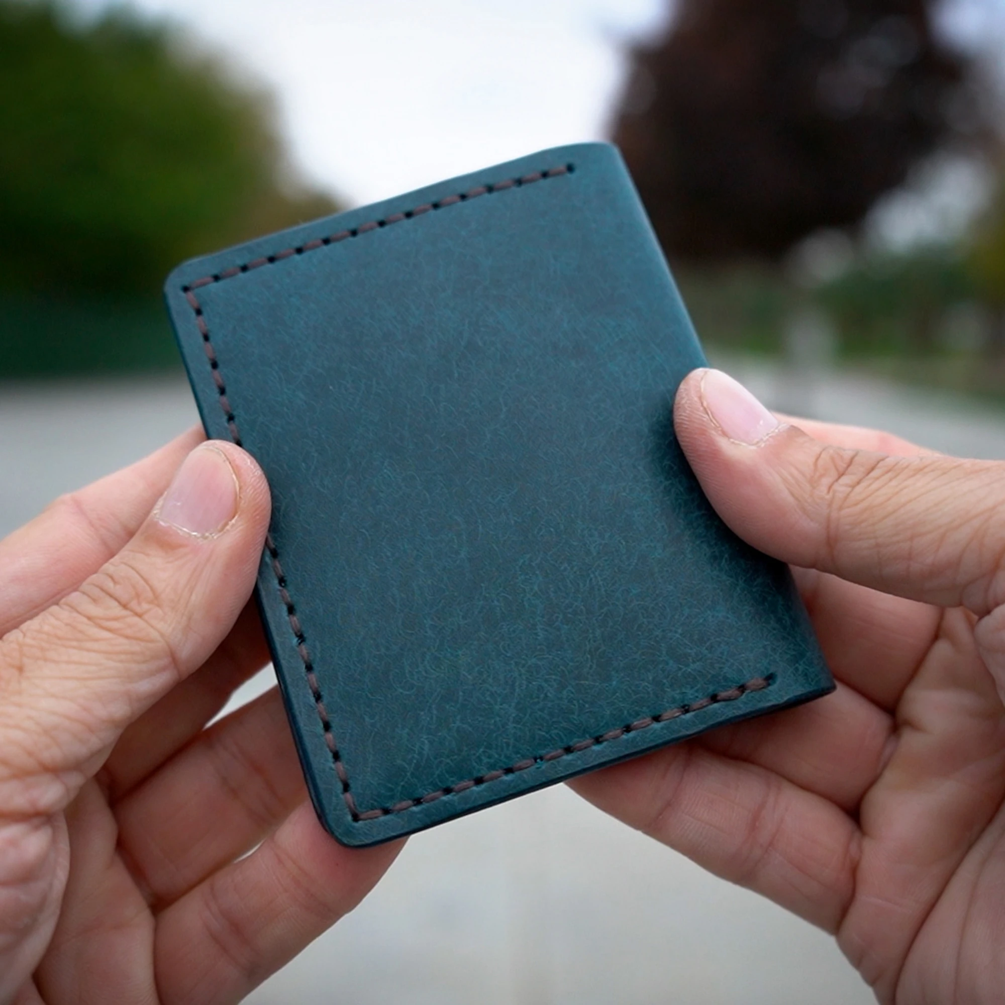 Kutka Goods - Root Collection - Cüzdan - Mavi Pueblo