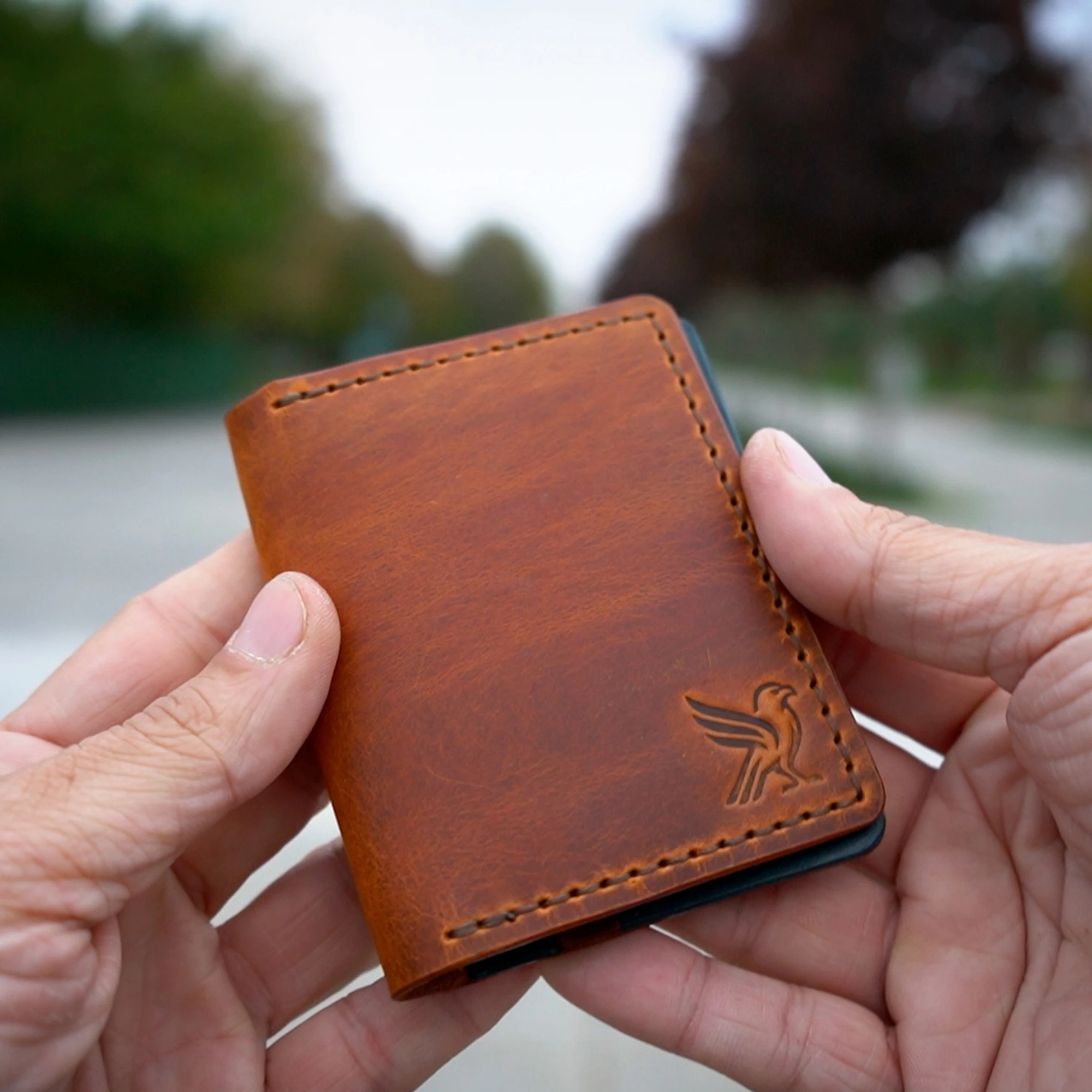 Kutka Goods - Root Collection - Cüzdan - Taba Vien - Mavi Pueblo