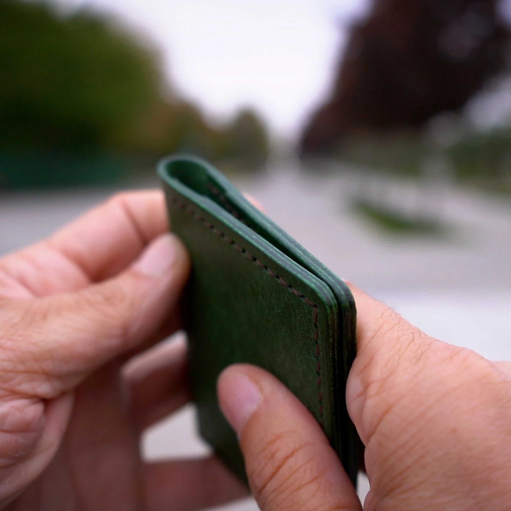 Kutka Goods - Root Collection - Cüzdan - Yeşil Pueblo