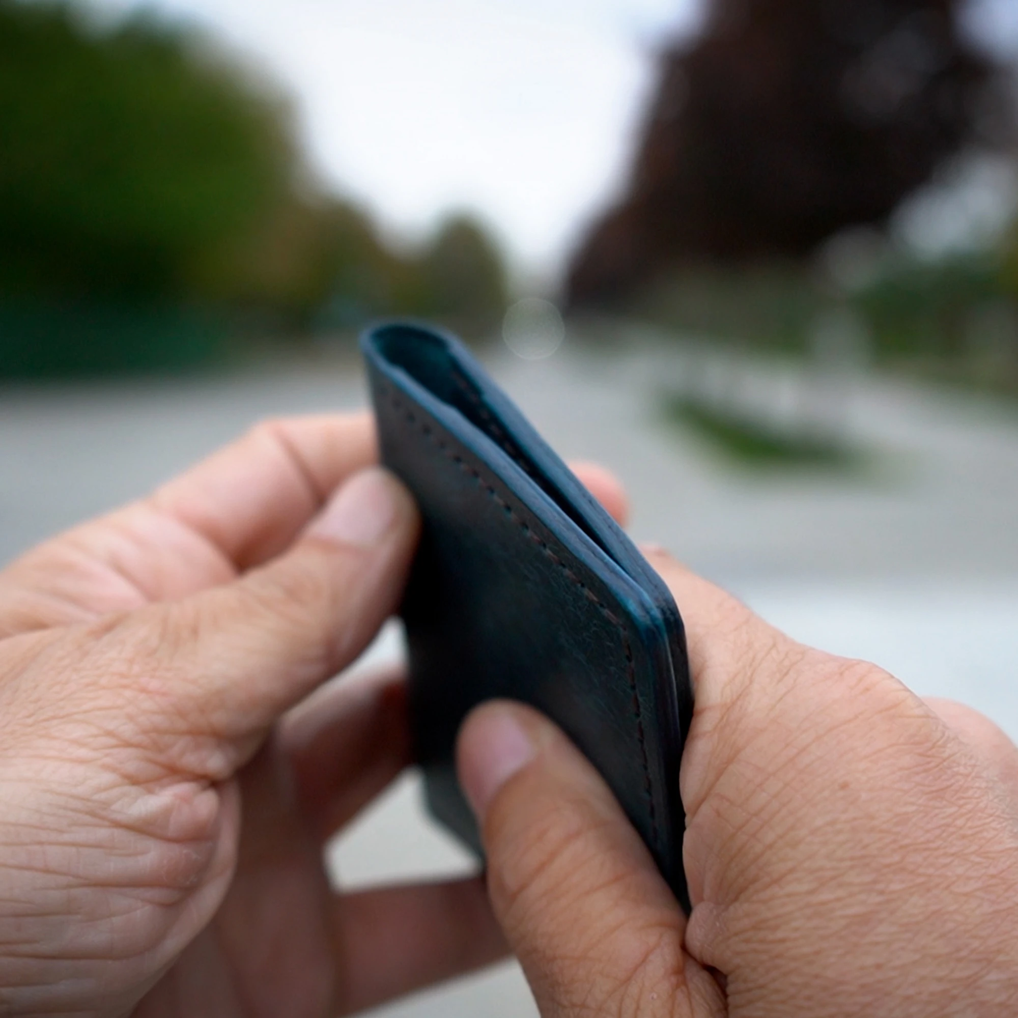 Kutka Goods - Root Collection - Cüzdan - Mavi Pueblo