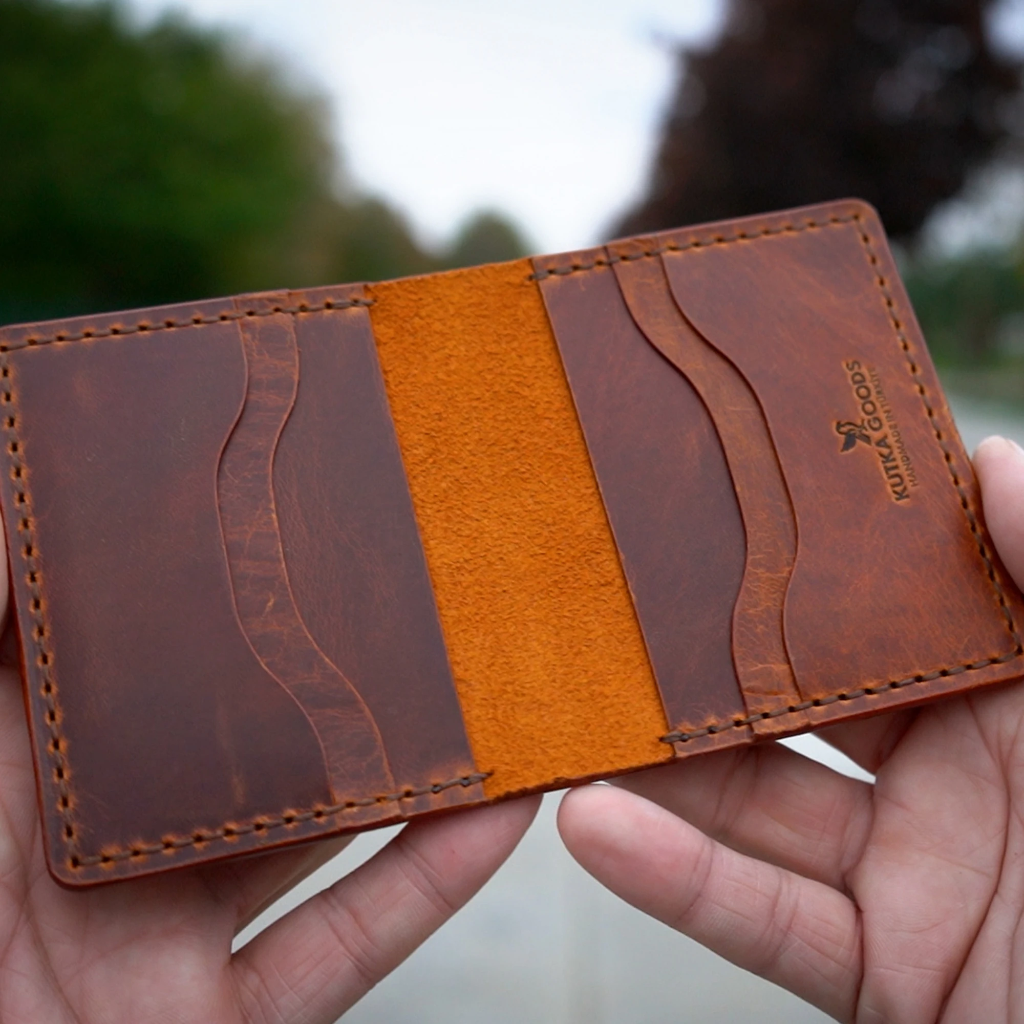 Kutka Goods - Root Collection - Cüzdan - Taba Vien