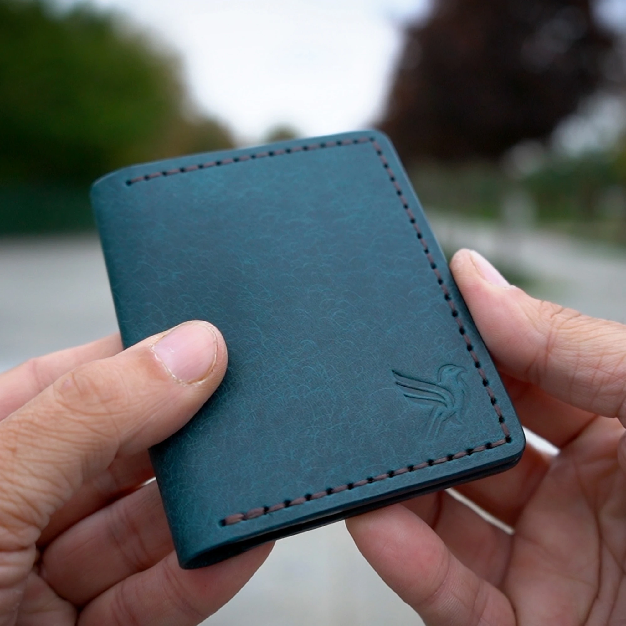 Kutka Goods - Root Collection - Cüzdan - Mavi Pueblo