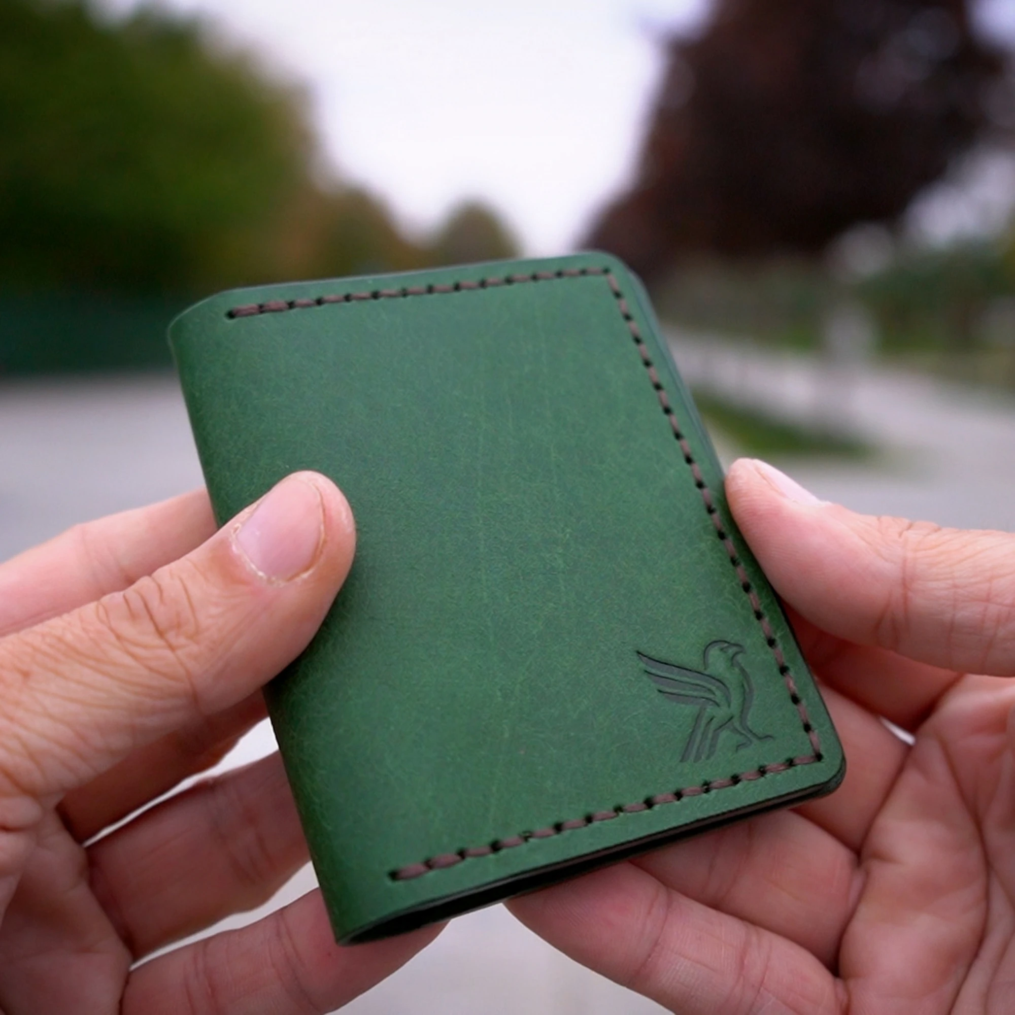 Kutka Goods - Root Collection - Cüzdan - Yeşil Pueblo