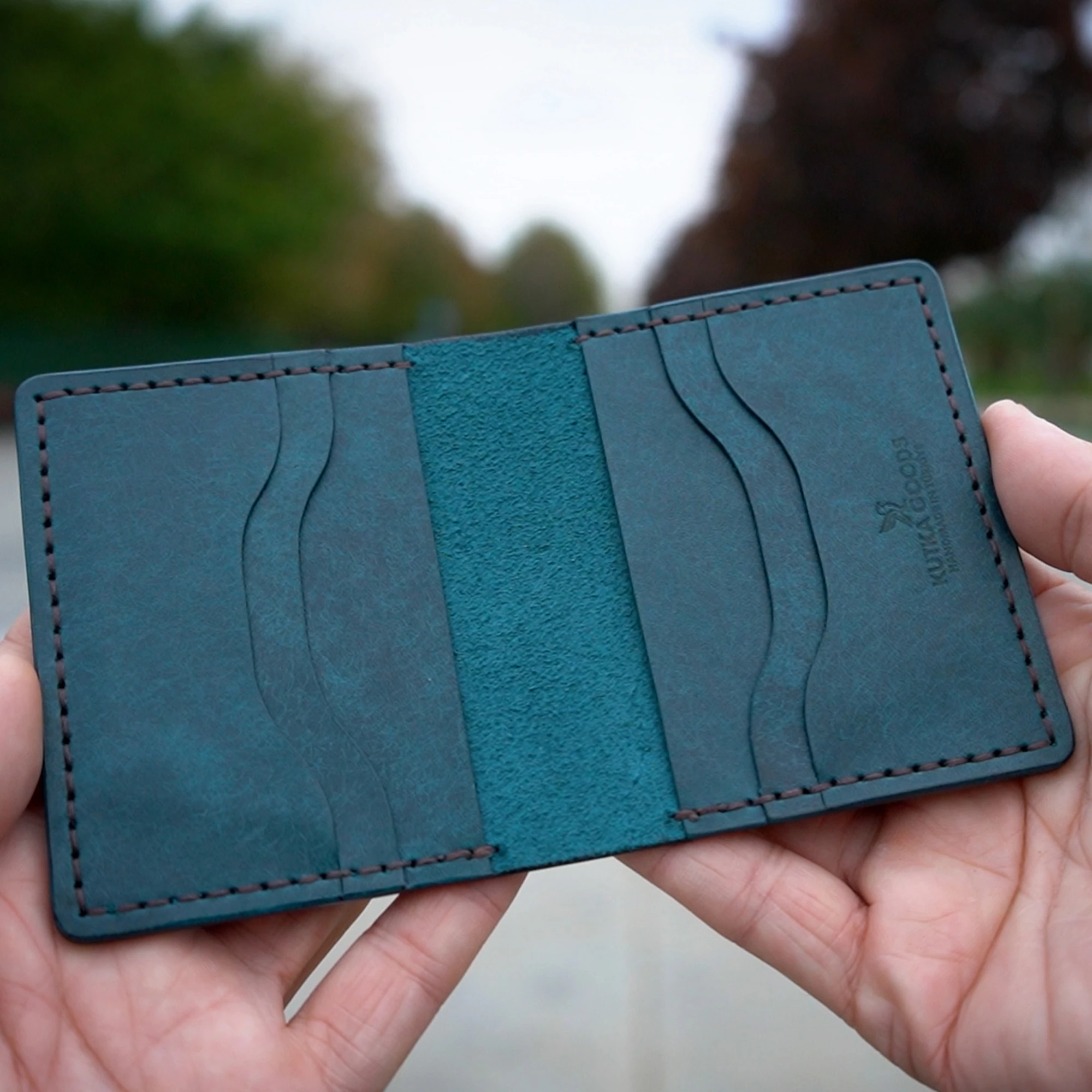 Kutka Goods - Root Collection - Cüzdan - Mavi Pueblo