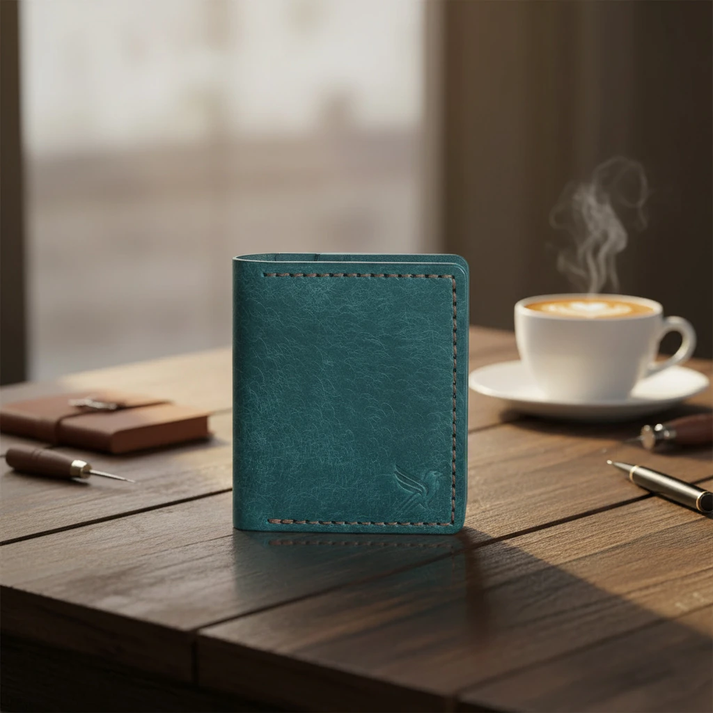 Kutka Goods - Root Collection - Cüzdan - Mavi Pueblo