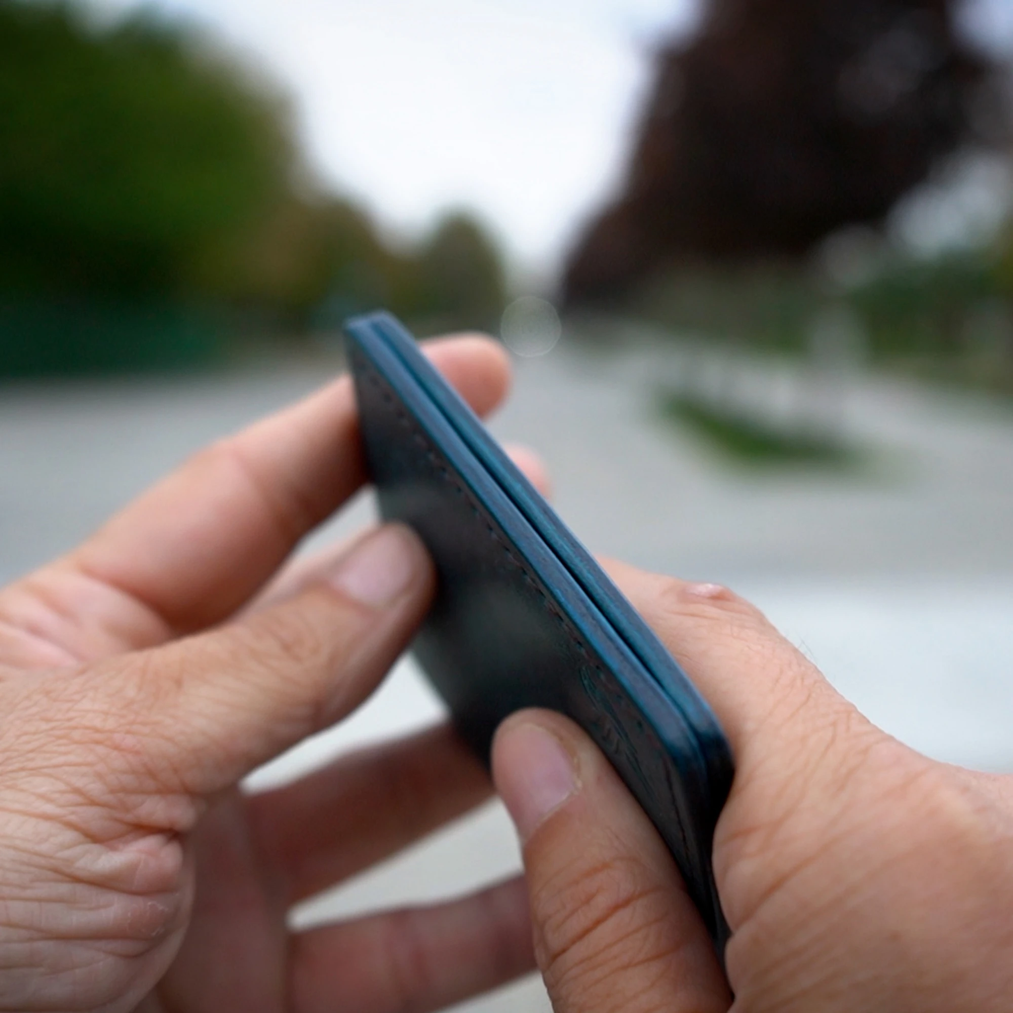 Kutka Goods - Root Collection - Cüzdan - Mavi Pueblo