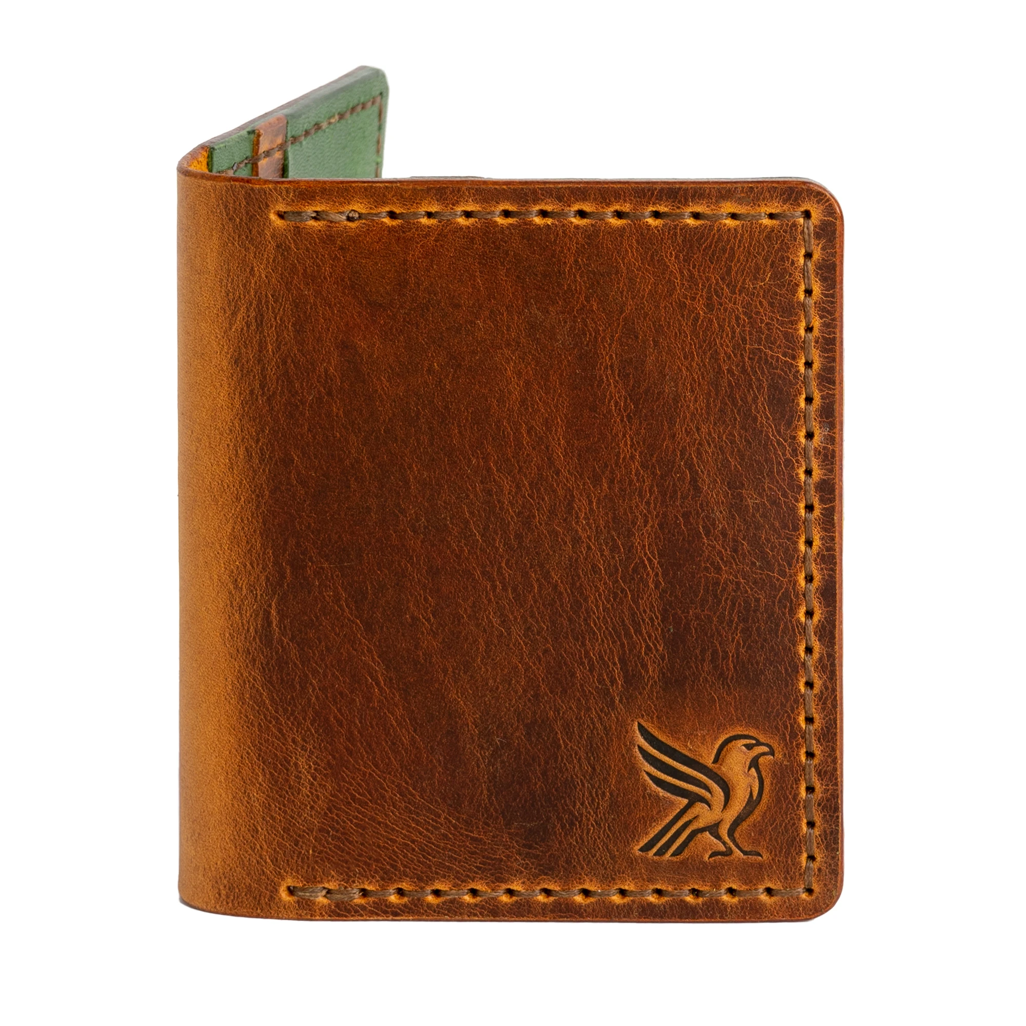 Kutka Goods - Root Collection - Cüzdan - Taba Vien - Yeşil Pueblo 