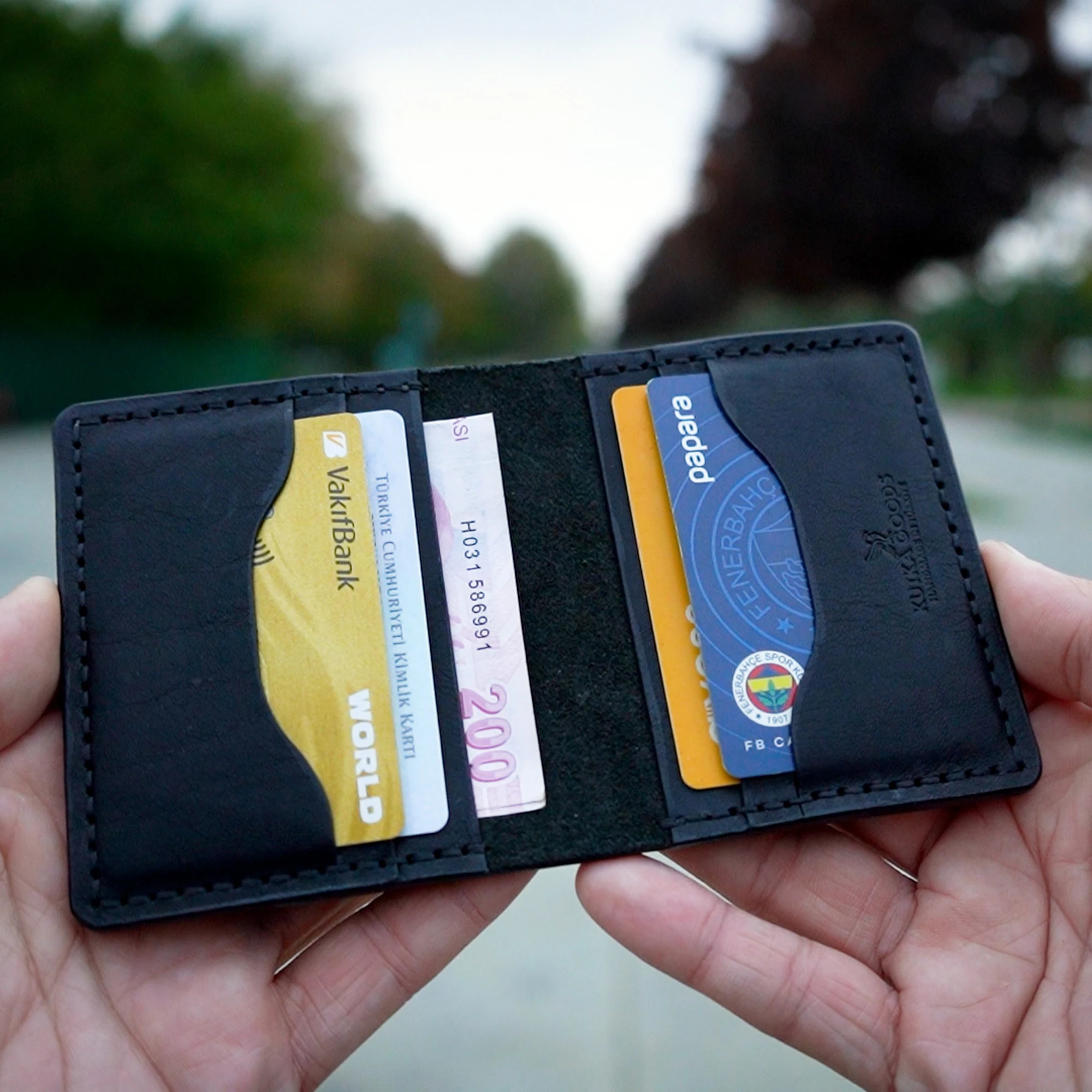 Kutka Goods - Root Collection - Cüzdan - Siyah