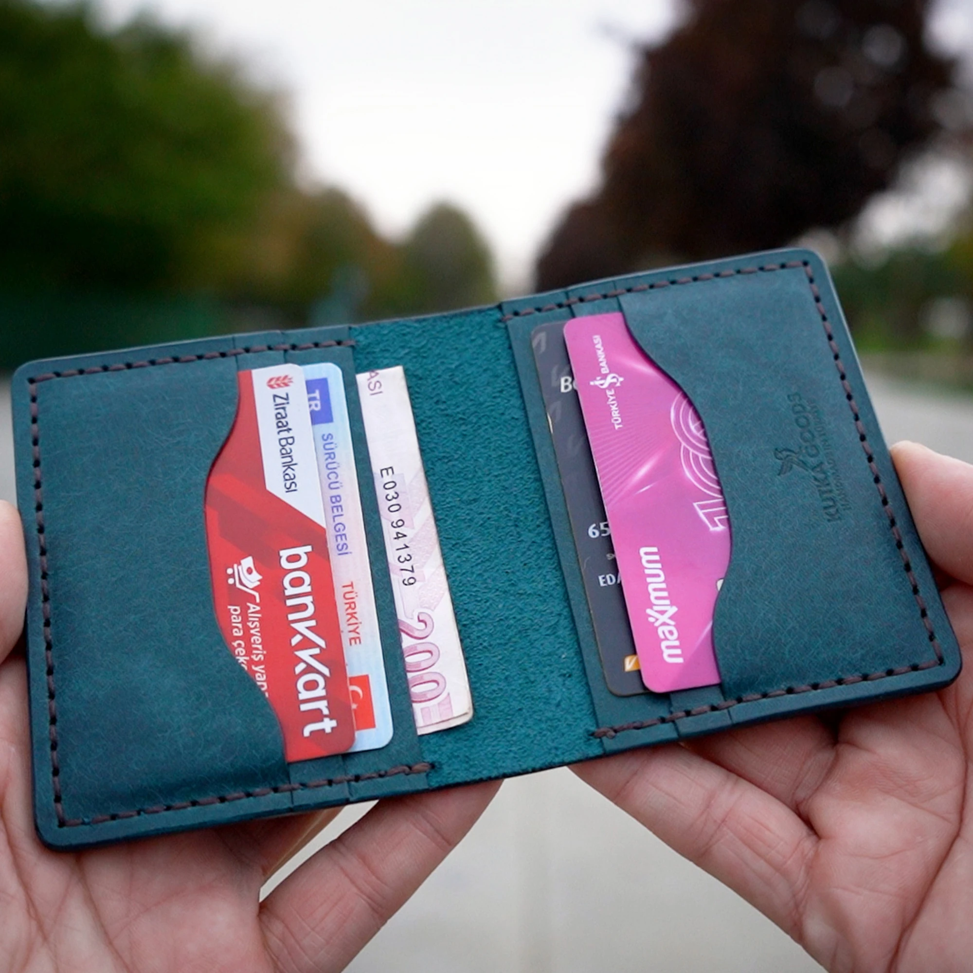 Kutka Goods - Root Collection - Cüzdan - Mavi Pueblo