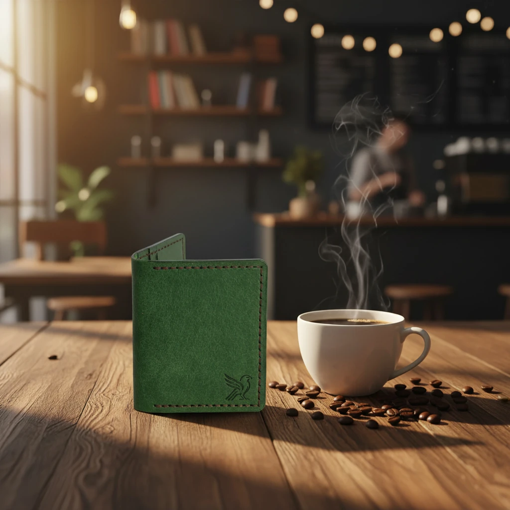 Kutka Goods - Root Collection - Cüzdan - Yeşil Pueblo