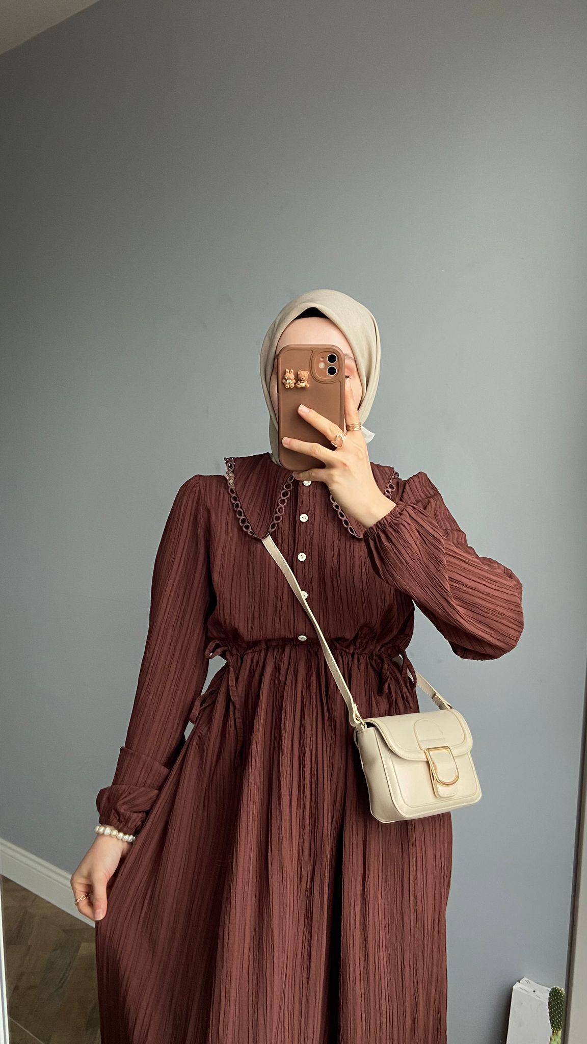 Bürümcük Sıkmalı Elbise