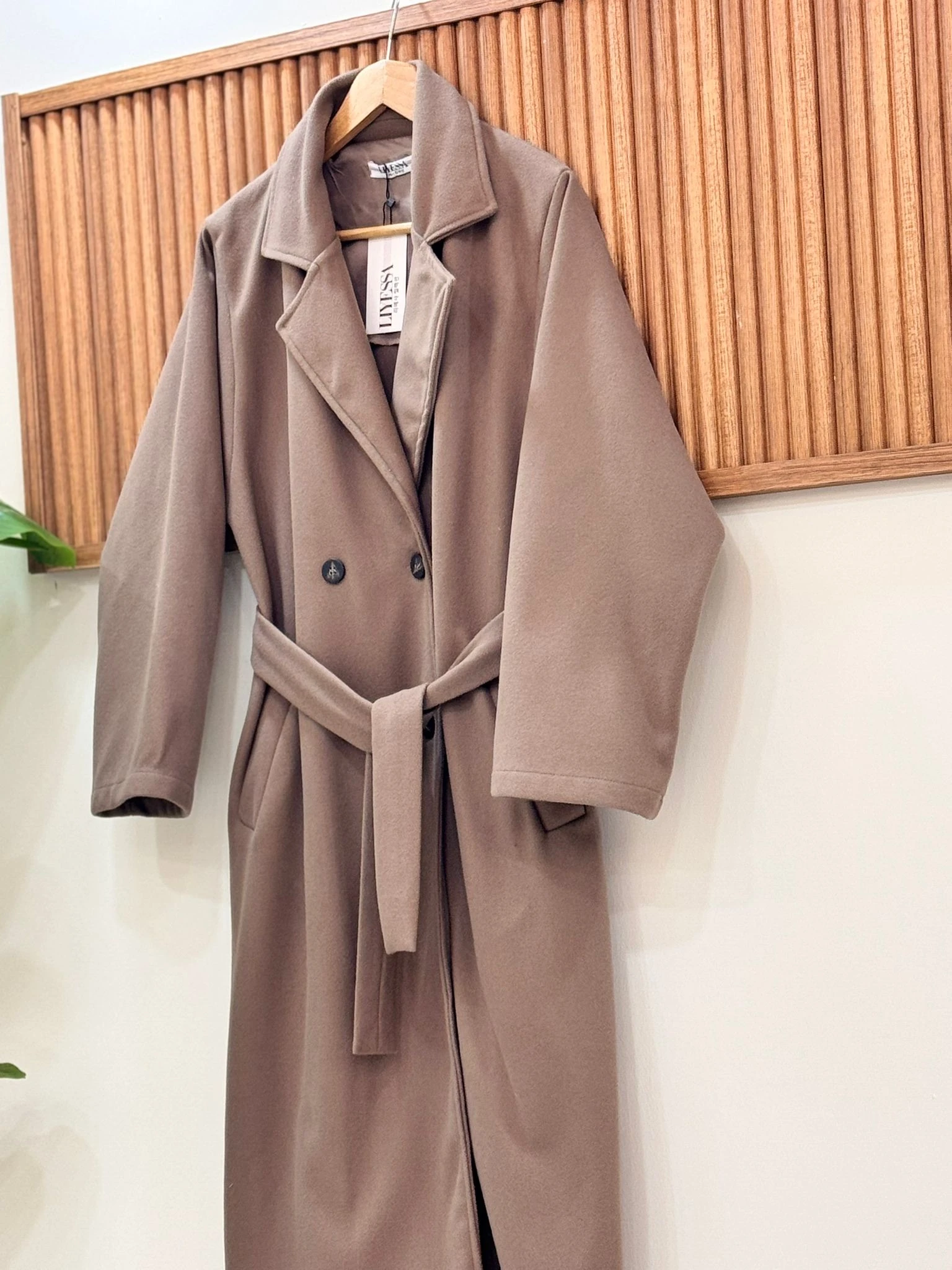 Ceket Yaka Oversize Kaban