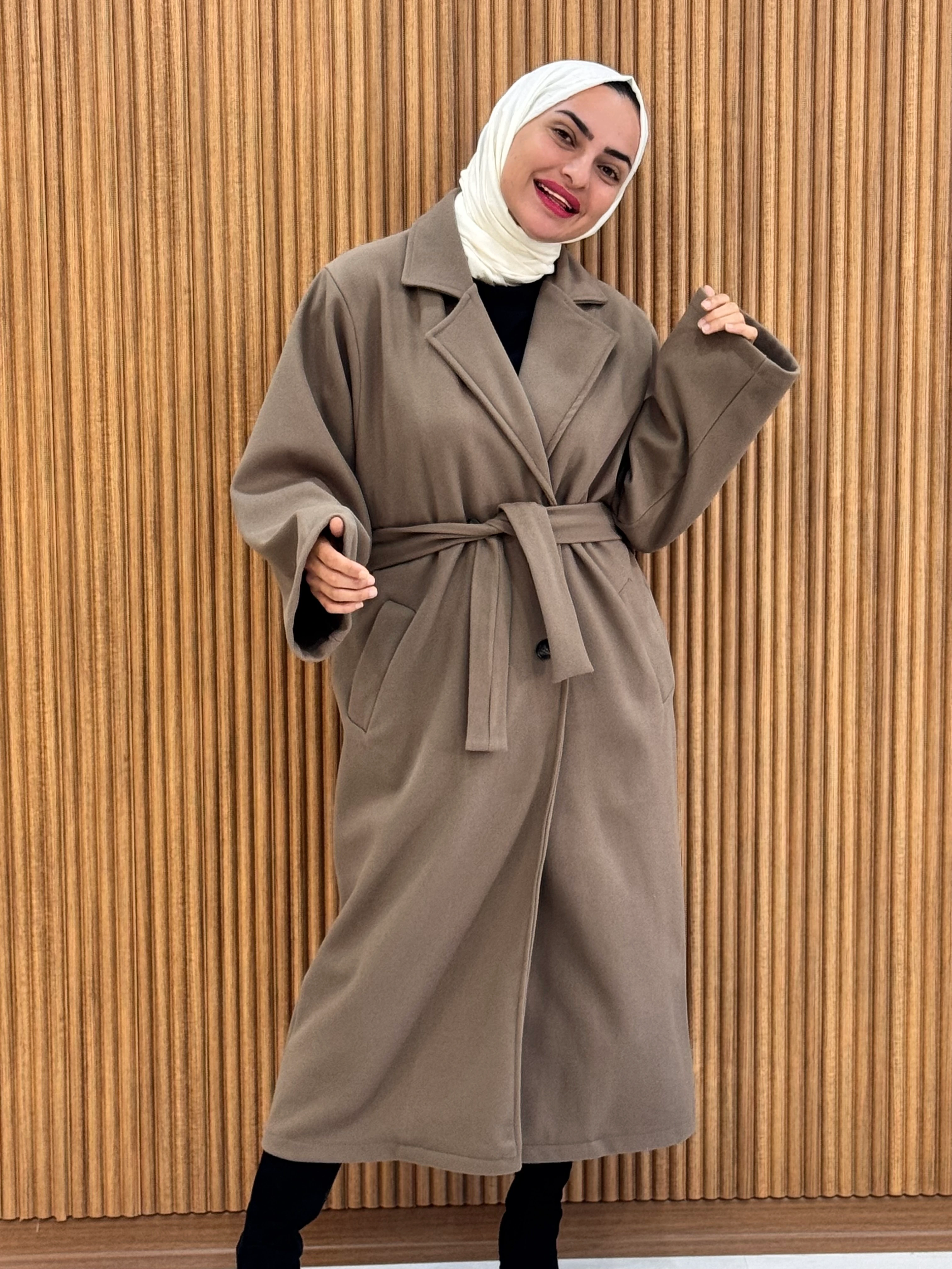 Ceket Yaka Oversize Kaban