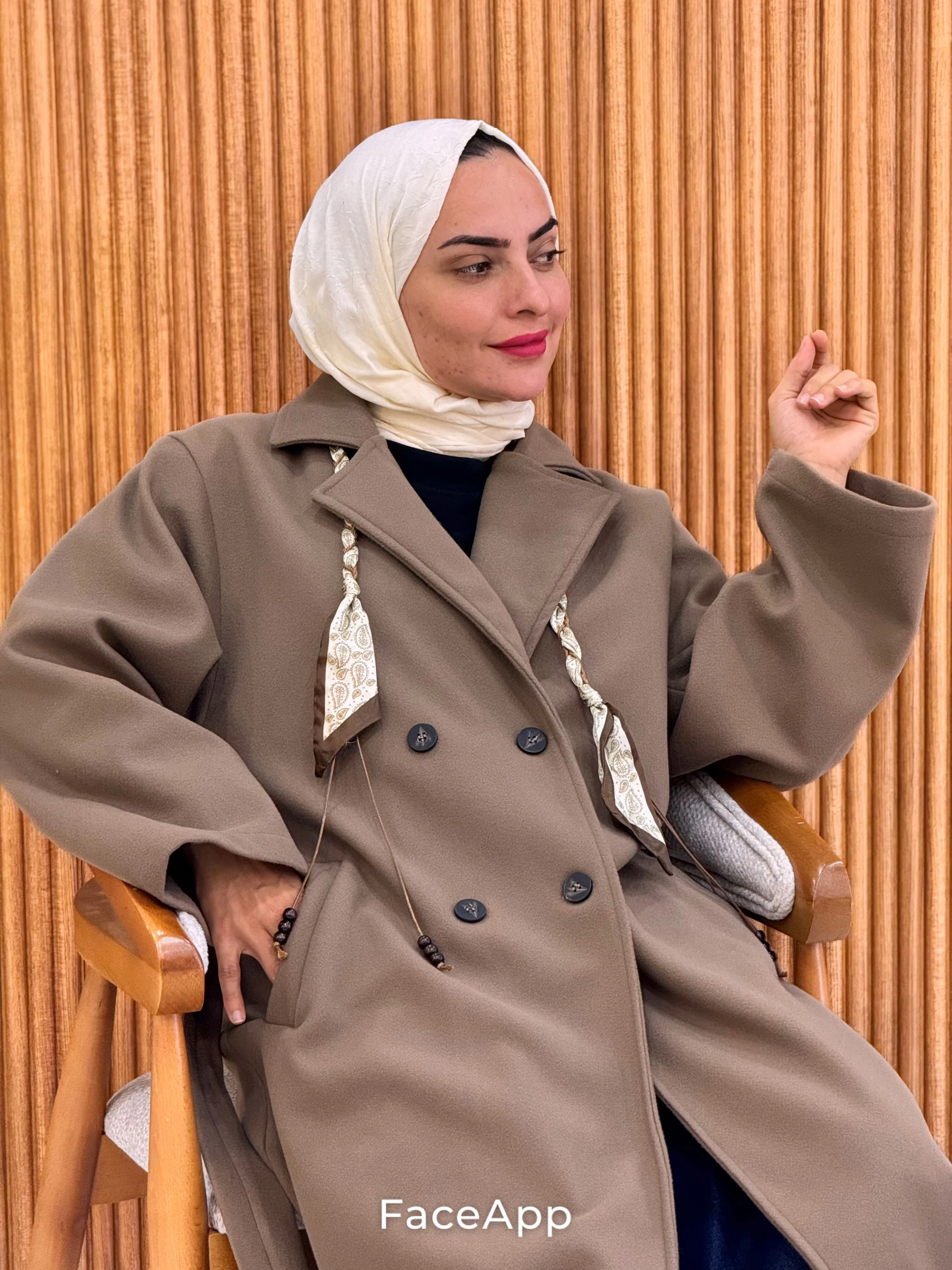 Ceket Yaka Oversize Kaban