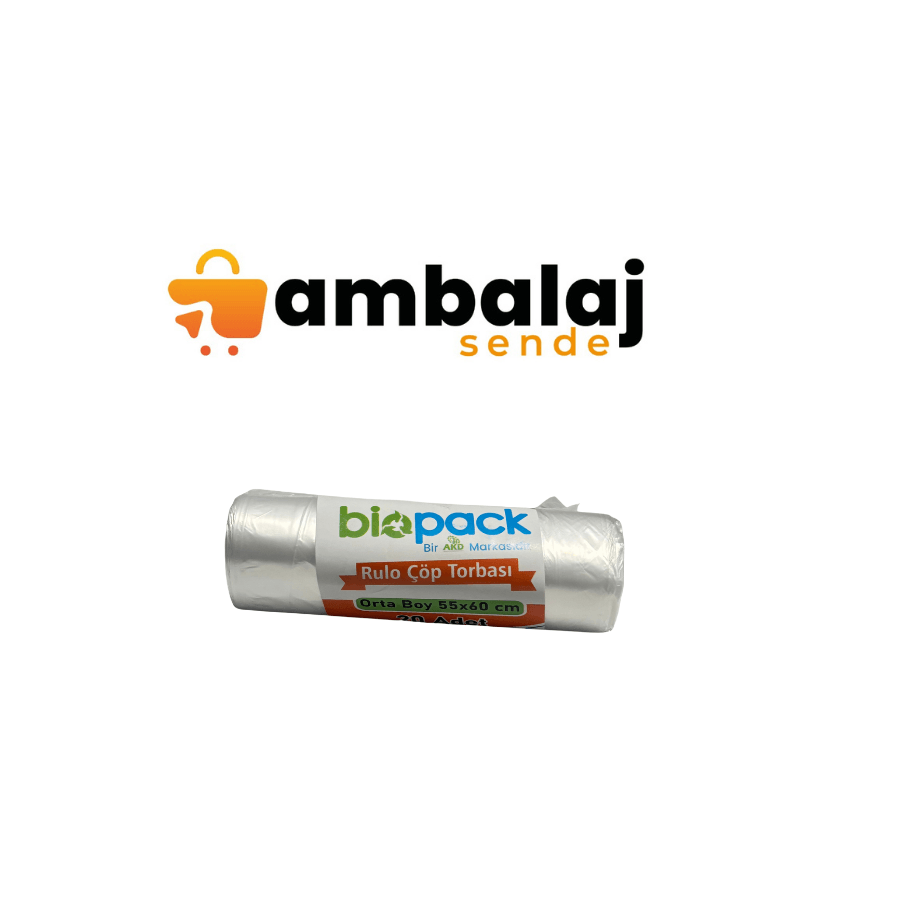 BİOPACK ORTA BOY RULO ÇÖP POŞETİ (20 ADET)