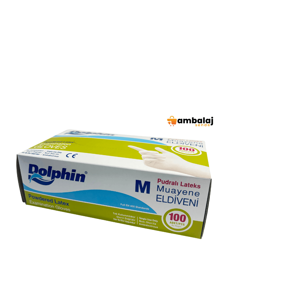 DOLPHİN PUDRALI LATEKS ELDİVEN - M BEDEN