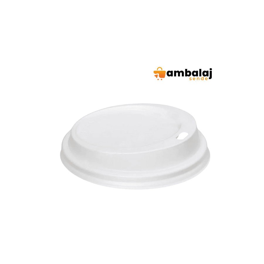 8 OZ DOUBLE WALL BARDAK KAPAK (1000'li) - BEYAZ