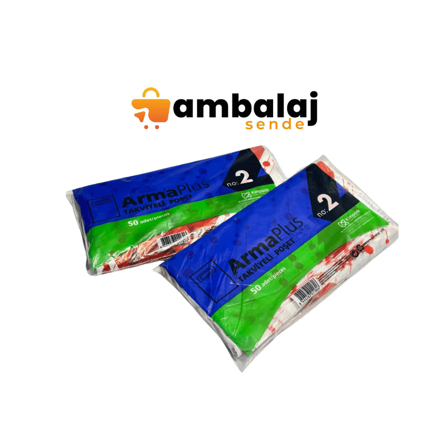 2 NUMARA RENKLİ POŞET (50 ADET)