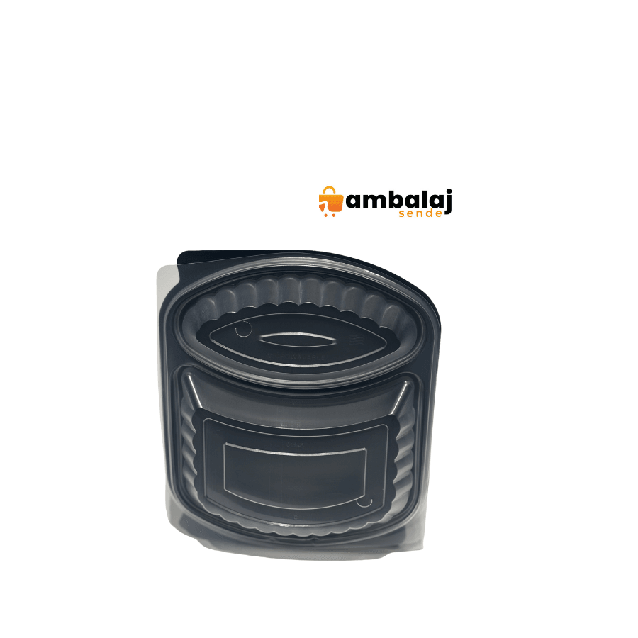 PP YEMEK SETİ İKİ BÖLMELİ MİKRODALGA KABI