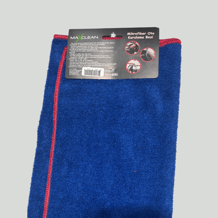 MAXCLEAN MİKROFİBER OTO KURULAMA BEZİ