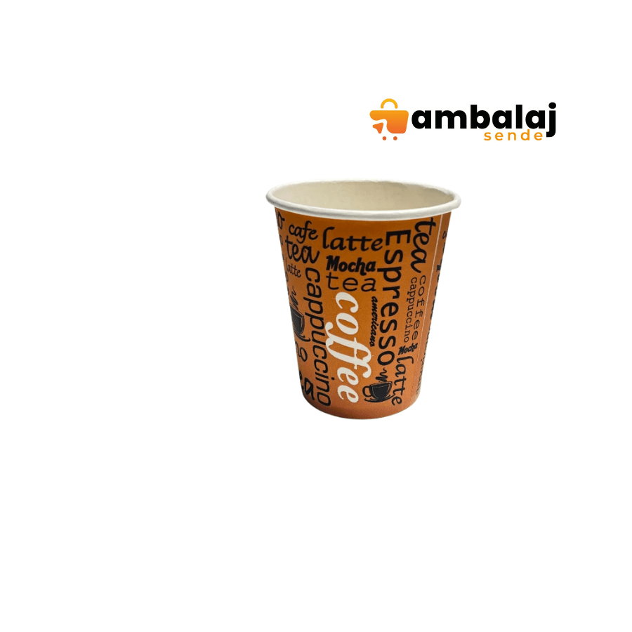 8 OZ KARTON BARDAK - 50 ADET