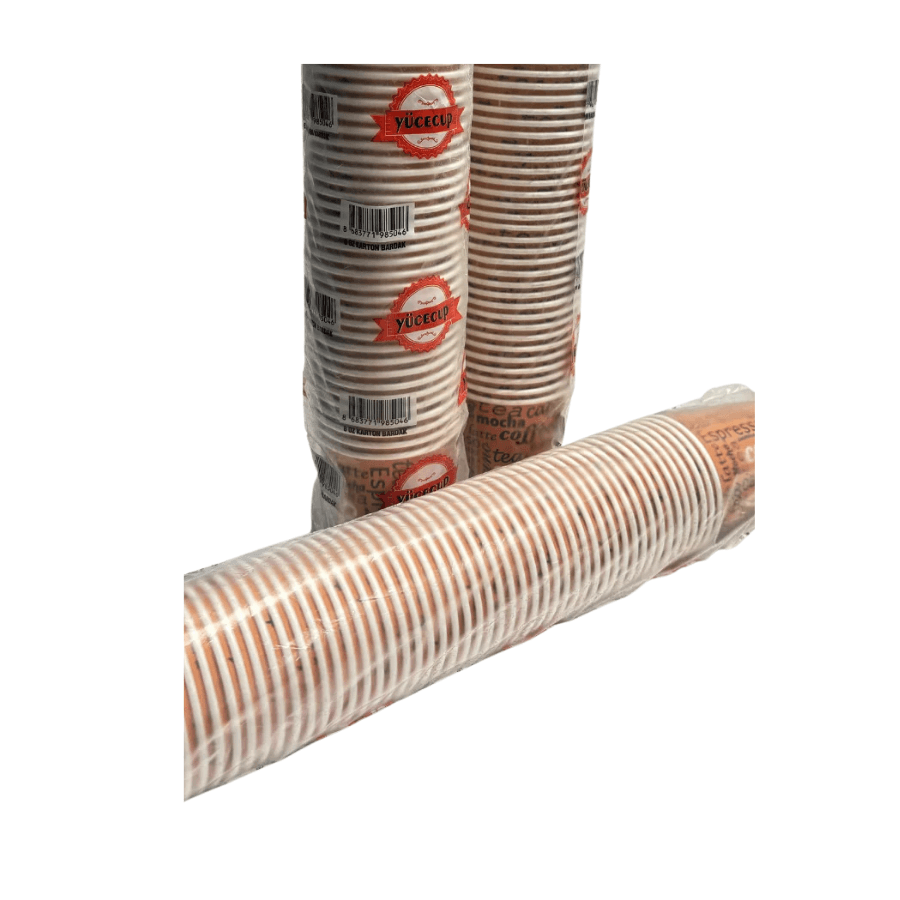 8 OZ KARTON BARDAK - 50 ADET