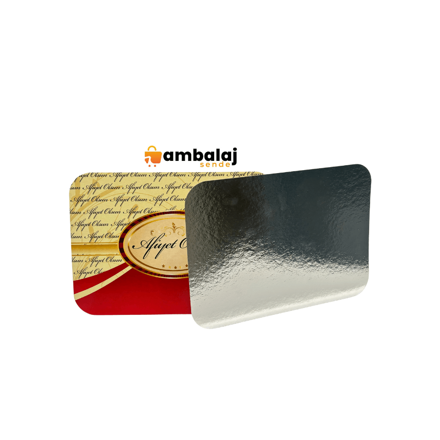 1000 GRAM ALÜMİNYUM KASE KAPAĞI - 100 ADET