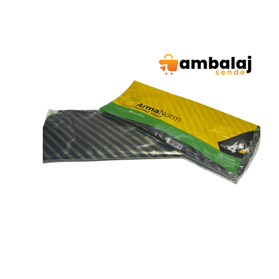 4 NUMARA SİYAH POŞET (50ADET)