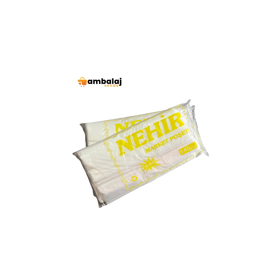 NEHİR BATTAL BOY MARKET POŞETİ