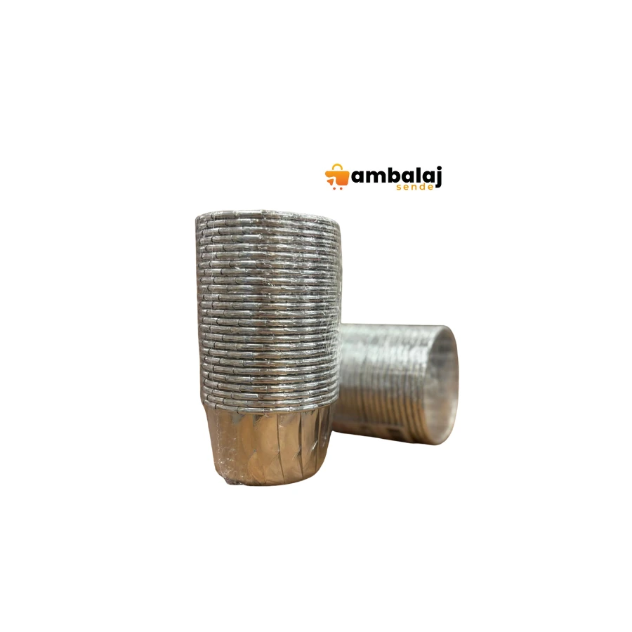 KEK KAPSÜLÜ GÜMÜŞ-SİLVER (25ADET)