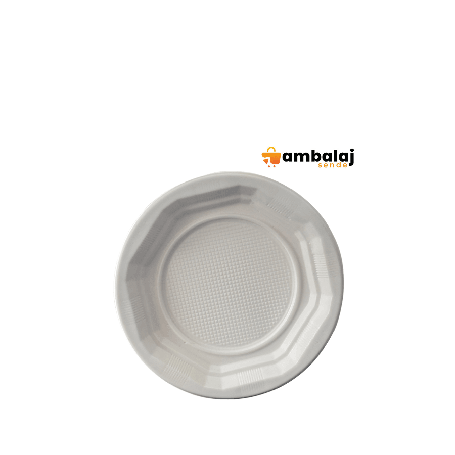 UPPLAST 19CM PLASTİK TABAK - 100ADET